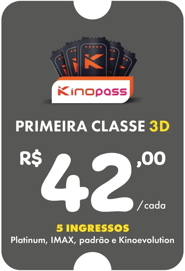 Evento: Kinopass Primeira Classe 3D - 14/12/2026