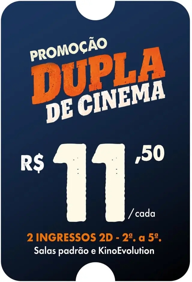 Kinopass Cine Dupla - 14/12/2026