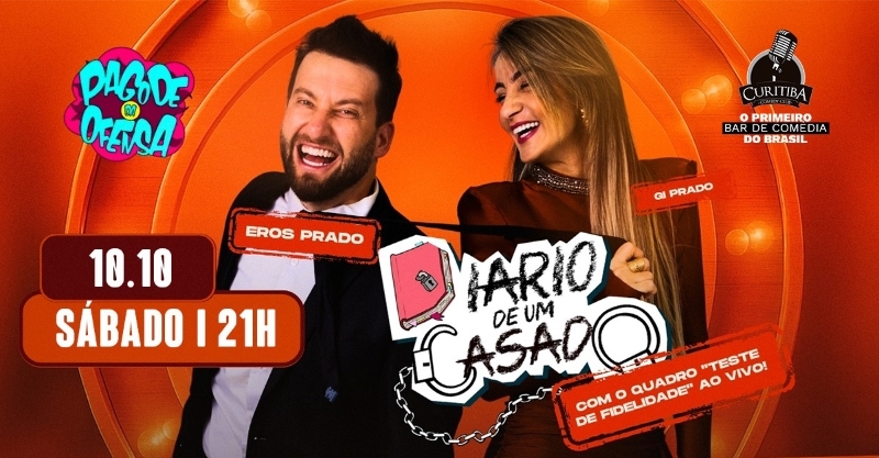 Evento: EROS PRADO - DIÁRIO DE UM CASADO