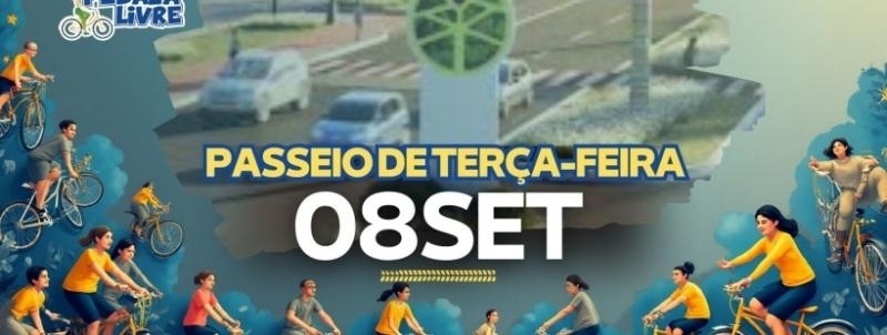 Evento: Pedala Livre - Terça-feira - 08/09/26
