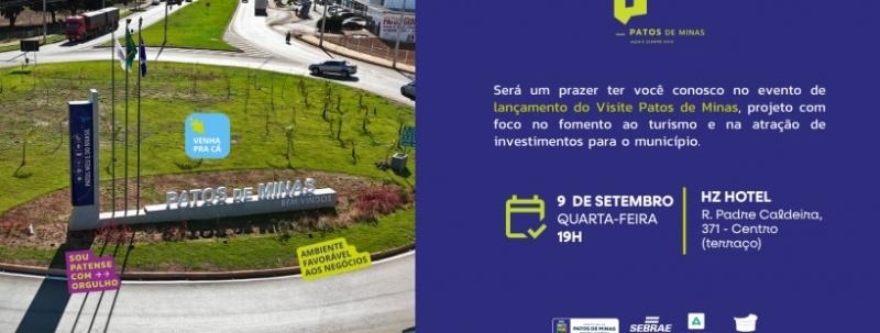 Evento: Lançamento Visite Patos de Minas