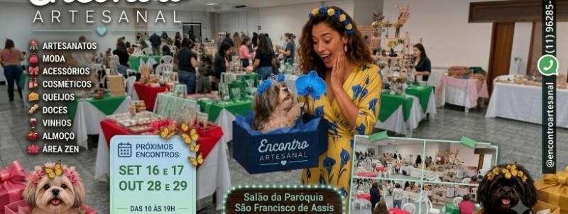 Evento: Encontro Artesanal, 16 e 17 de Setembro