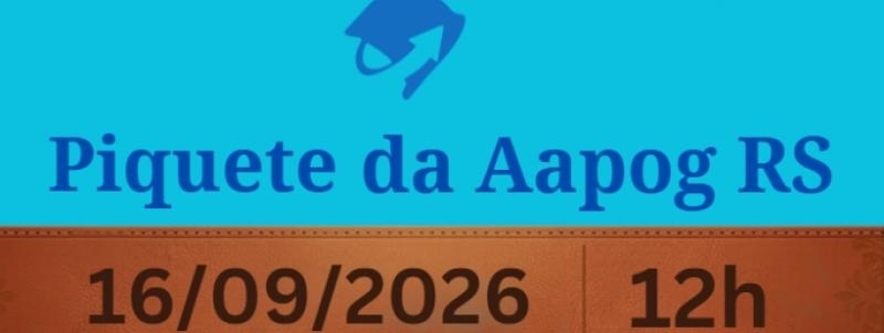 Evento: Piquete Acampamento Farroupilha - somente Analistas de Planejamento e Orçamento