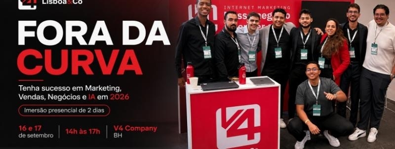 Evento: FORA DA CURVA | Tenha sucesso em Marketing, Vendas, Negócios e IA em 2026