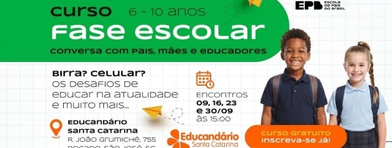 Evento: CONVERSAS FASE ESCOLAR T226044 - EDUCANDÁRIO SANTA CATARINA
