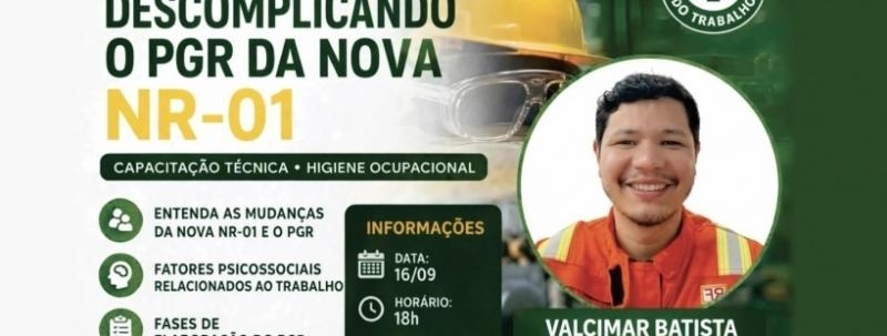 Evento: DESCOMPLICANDO O PGR DA NOVA NR-01