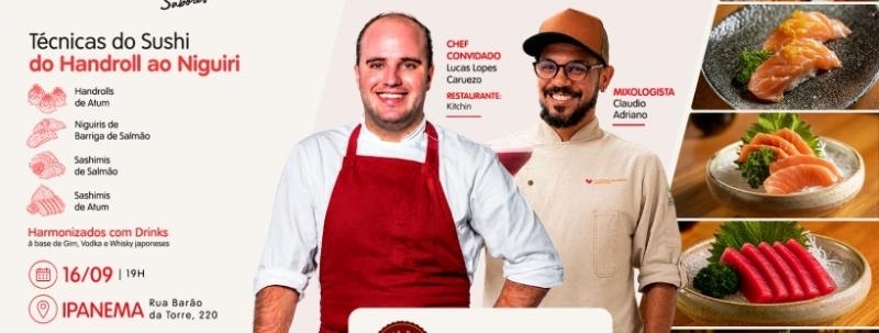 Evento: Técnicas do Sushi: do Handroll ao Niguiri