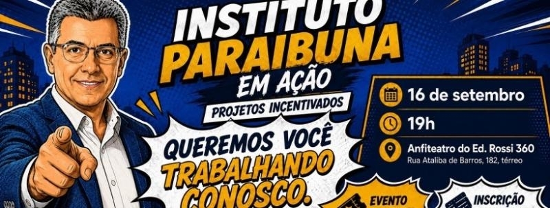 Evento: Instituto Paraibuna em Ação: PROJETOS INCENTIVADOS