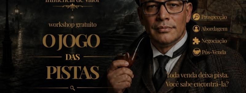 Evento: O JOGO DAS PISTAS - Toda venda deixa pistas. Você sabe como encontrá-las?