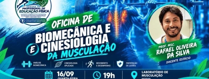 SPEDF | Estácio Amazonas 2026 - Oficina: Biomecânica e Cinesiologia da Musculação