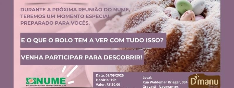 Evento: Reunião NUME Navegantes
