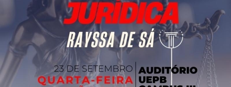 Evento: XIII Acolhida Jurídica Rayssa de Sá