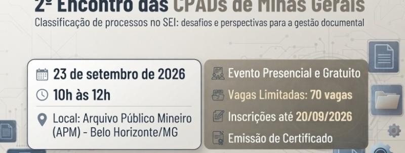 Evento: 2º Encontro das CPADs de Minas Gerais
