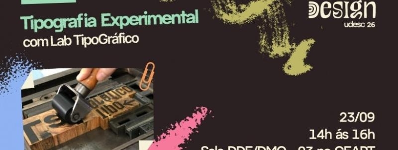 Evento: Tipografia Experimental, com Lab TipoGráfico