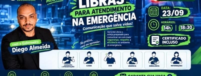 Evento: Libras para atendimento na emergência