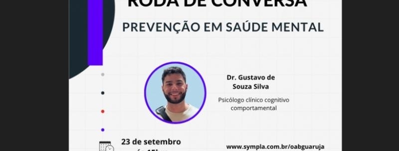 RODA DE CONVERSA: PREVENÇÃO EM SAÚDE MENTAL