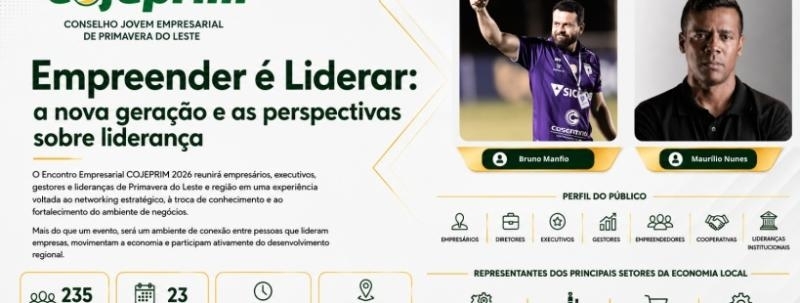 Evento: Empreender é Liderar: a nova geração e as perspectivas sobre liderança