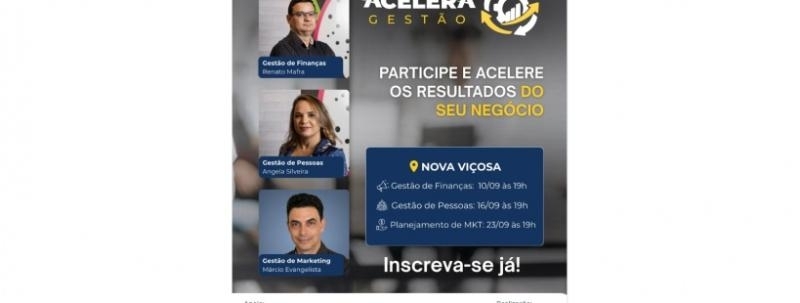 Evento: ACELERA GESTÃO  NOVA VIÇOSA