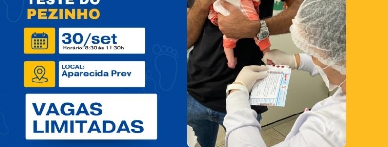 Evento: Treinamento Teste do Pezinho - 30/09 Matutino
