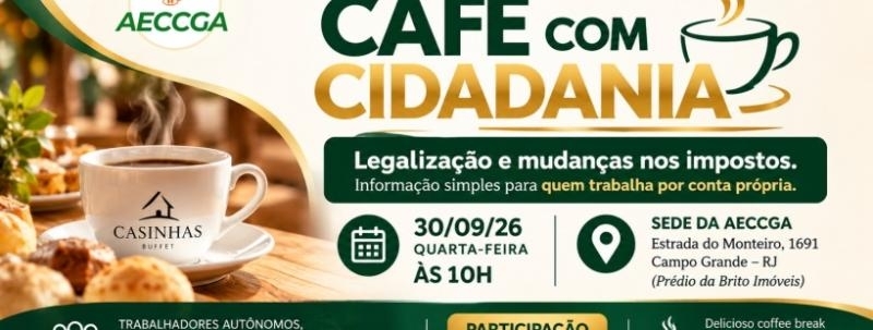 Café com Cidadania | Legalização e Mudanças nos Impostos