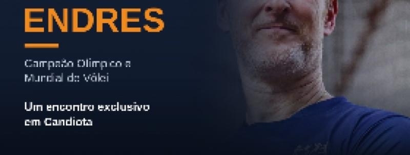 Evento: Uma noite com Gustavo Endres - campeão olímpico e mundial de vôlei em Candiota.