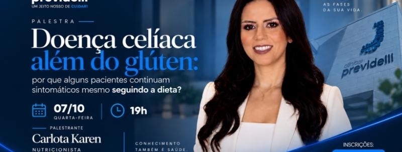 Evento: Doença celíaca além do glúten:
