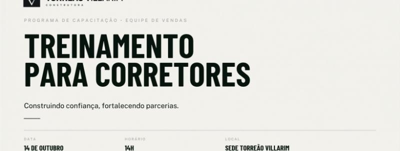 Evento: Treinamento para corretores - 14.10