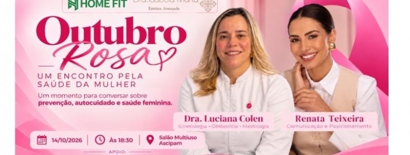 Evento: OUTUBRO ROSA: um encontro pela saúde da mulher