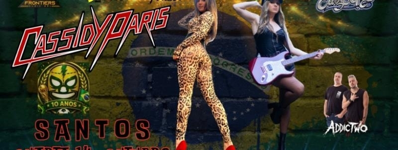 Evento: CASSIDY PARIS - a nova estrela do Rock da Australia