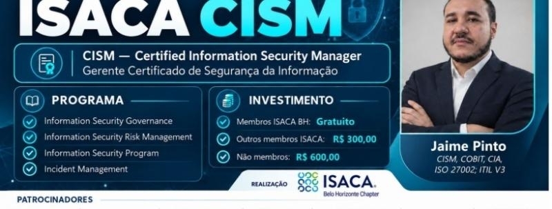 Treinamento Online ISACA CISM 2026