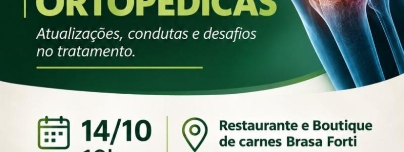 Evento: INFECÇOES ORTOPEDICAS Atualizações, condutas e desafios no tratamento.