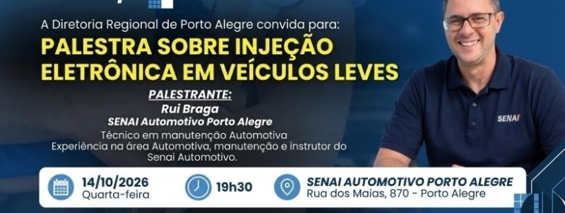 Evento: Palestra de injeção eletrônica veículos leves