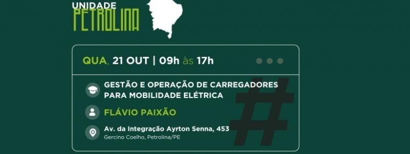 Evento: Gestão e Operação de Carregadores para Mobilidade Elétrica
