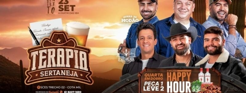 Surra de Modão + Cardápio em Dobro | 23.09 | Varanda do Contexto