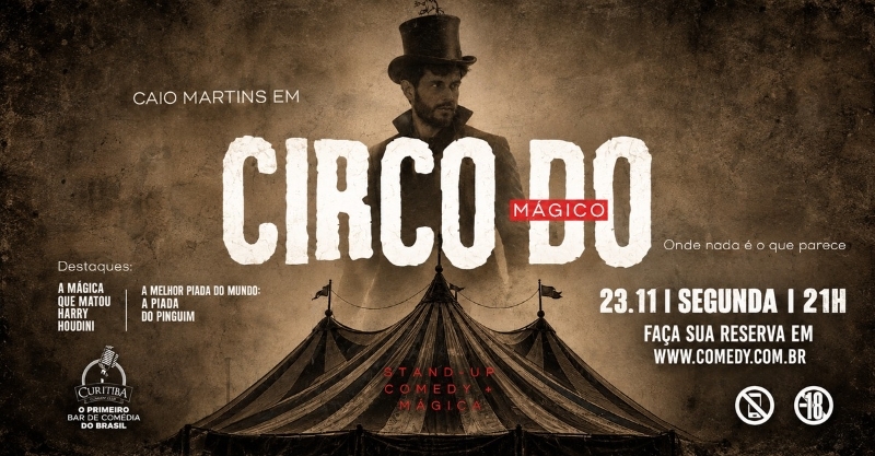 CAIO MARTINS EM CIRCO DO MÁGICO