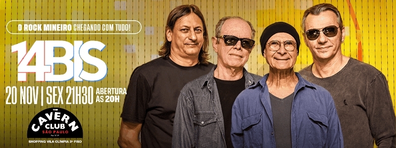 14 Bis | São Paulo | 20/11/2026