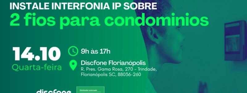 Instale interfonia ip sobre 2 fios para condominios