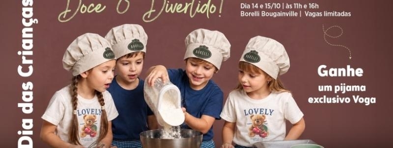 Evento: Oficina de Petit Gâteau - Borelli Bougainville