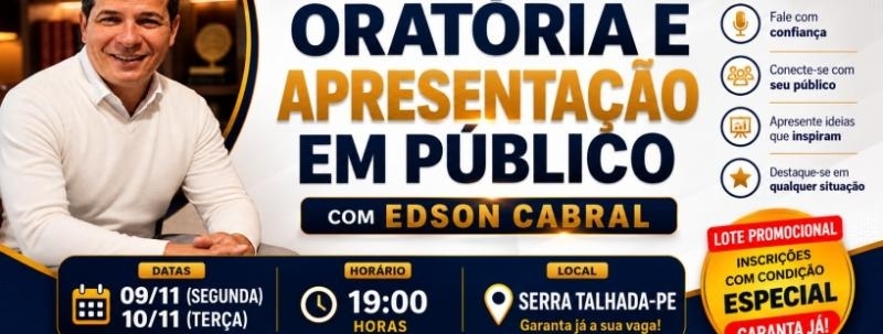 COMUNICAÇÃO, ORATÓRIA E APRESENTAÇÃO EM PÚBLICO.