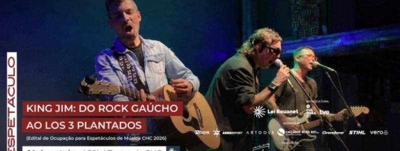 Evento: King Jim: do Rock Gaúcho ao Los 3 Plantados