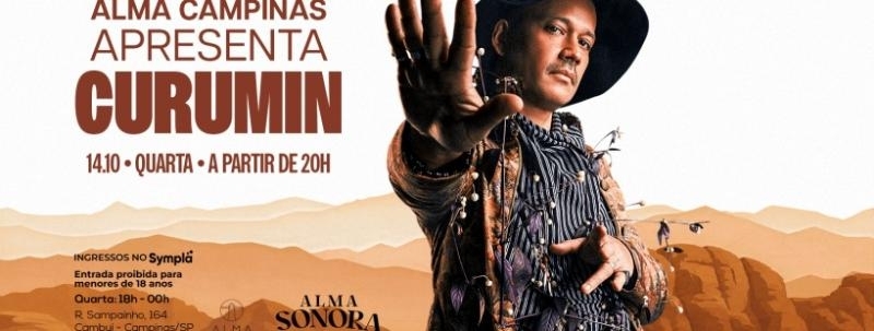 Evento: CURUMIN NO ALMA CAMPINAS | 14.10