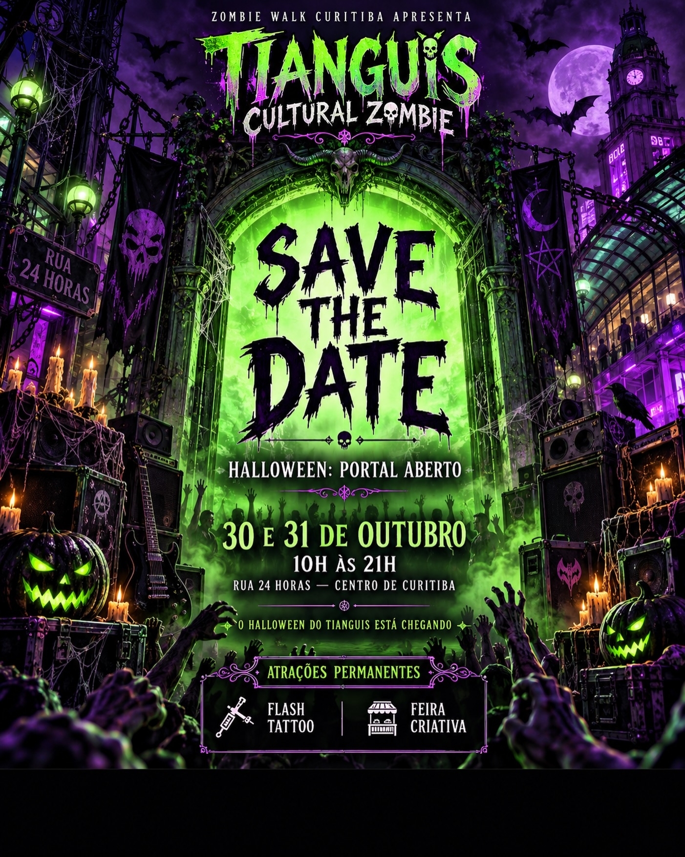 Tianguis Cultural Zombie – Halloween