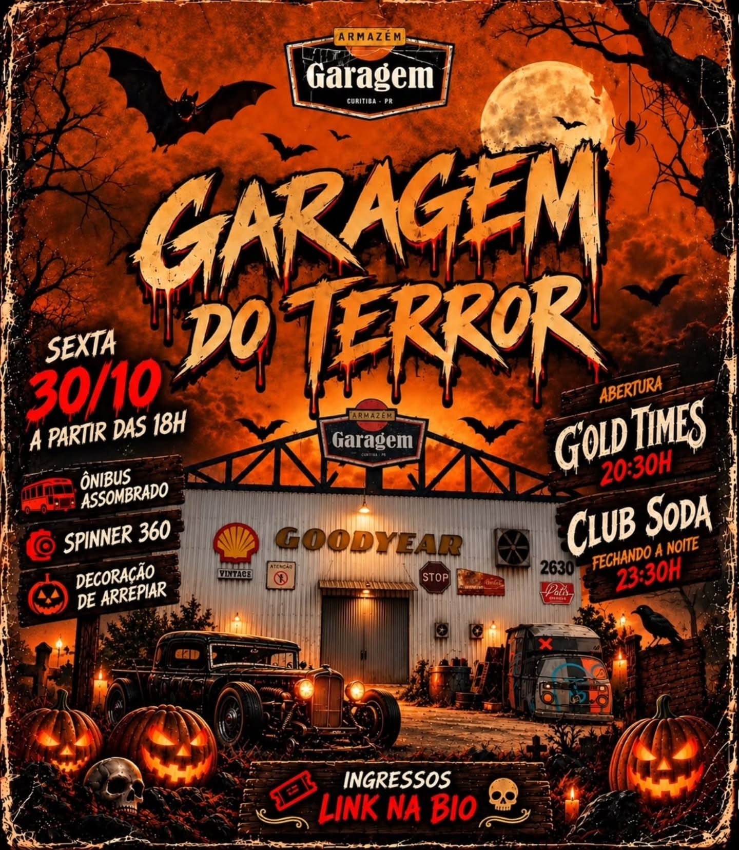 Garagem do Terror 2026 – Armazém Garagem