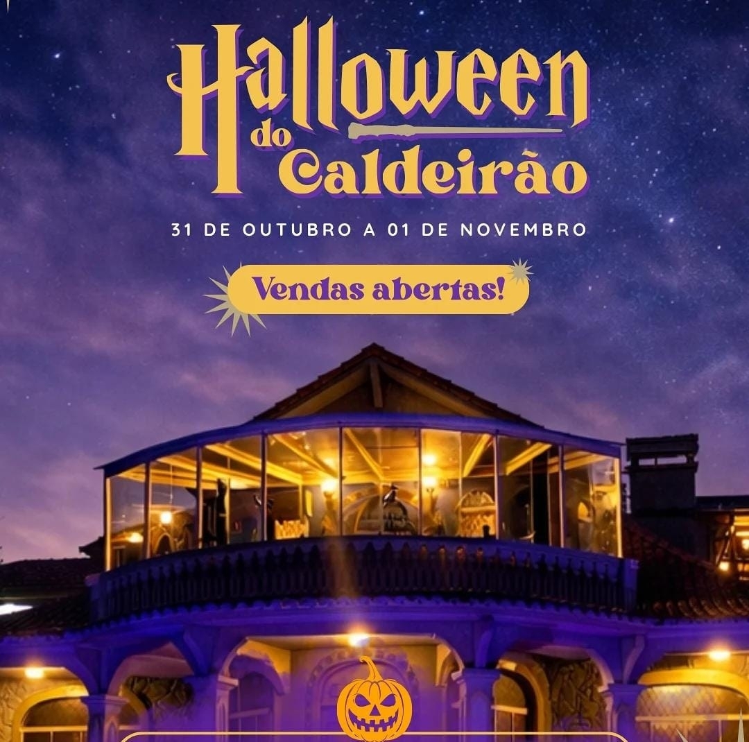 Halloween no Caldeirão Bruxo