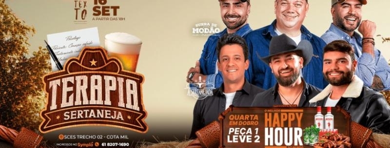 Surra de Modão + Cardápio em Dobro | 16.09 | Varanda do Contexto