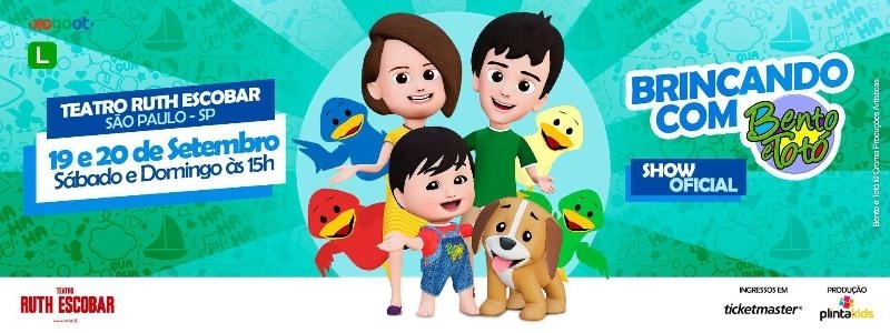Evento: Bento e Totó | São Paulo | 19 e 20/09/2026