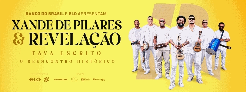 Evento: Revelação & Xande de Pilares - Brasília - 28/11/2026 - Venda Geral