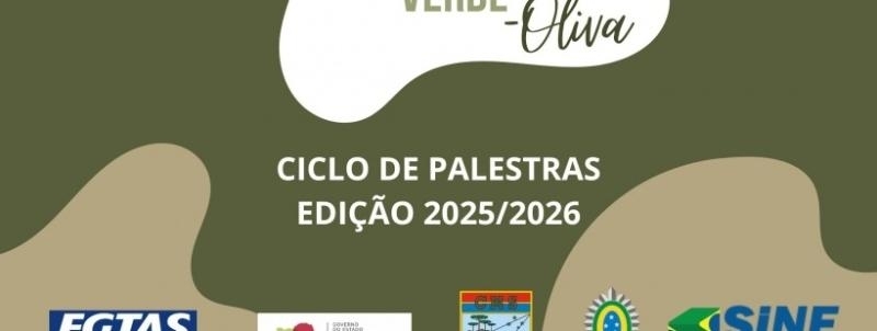 Evento: PALESTRA POP FGTAS FGTAS VERDE-OLIVA