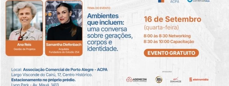 Evento: Capacita ACPA | Ambientes que incluem:uma conversa sobre gerações, corpos e identidade.