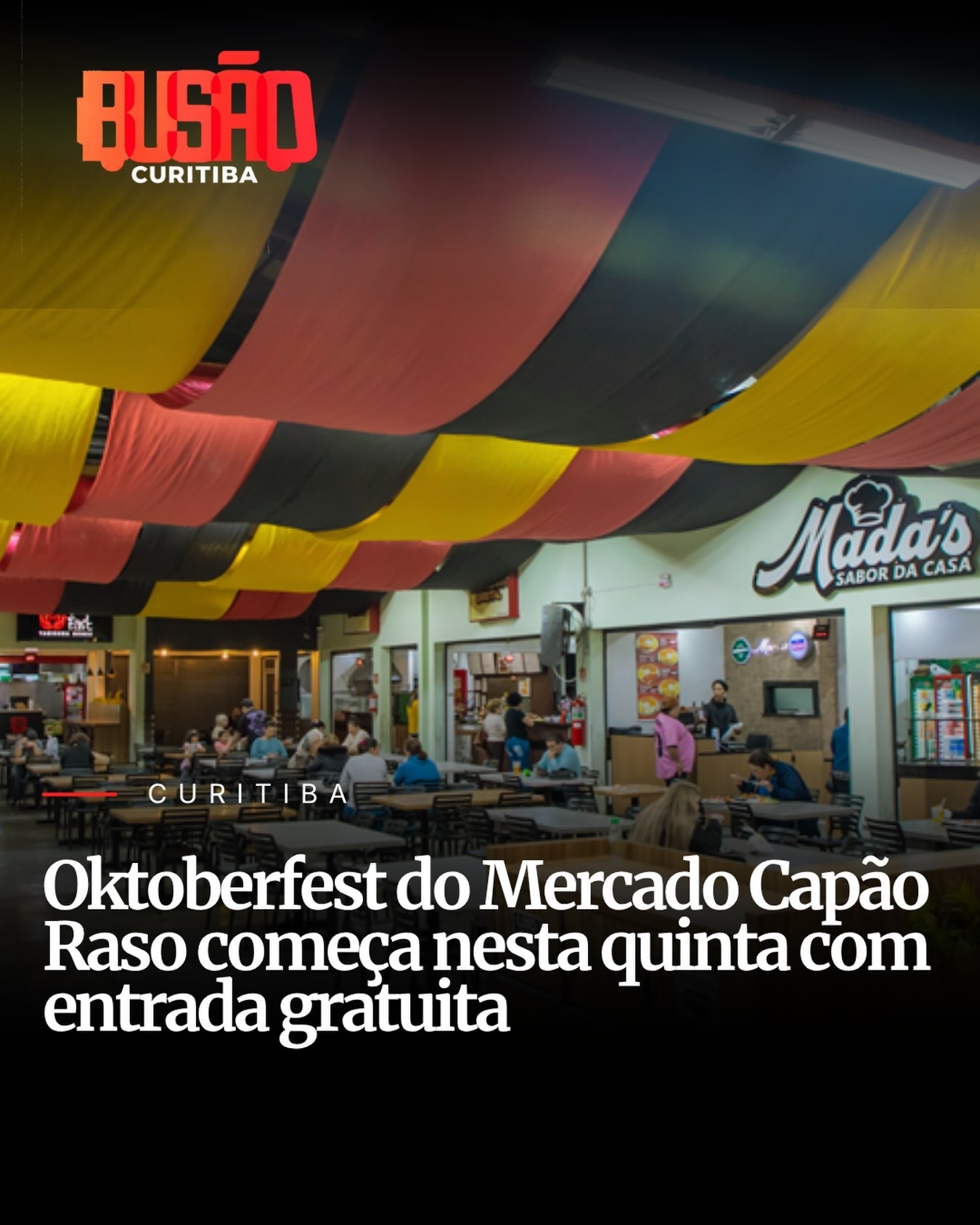 Evento: Oktoberfest do Mercado Municipal Capão Raso – 6ª edição